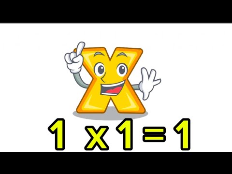 1 Times Table Song for Kids| Learning Times Tables