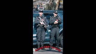 Armed SWAT on duty  武装特警执勤 4K #police