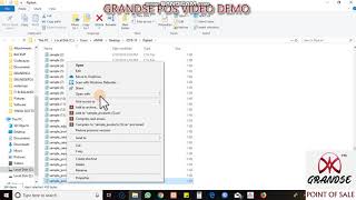 How to import Product list via excel in grandse pos billing software