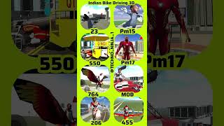 Franklin Ironman + Chainsaw Man + Flying Bike + ALL RGS TOOL Cheat Codes 🤯#ibd3d #shorts