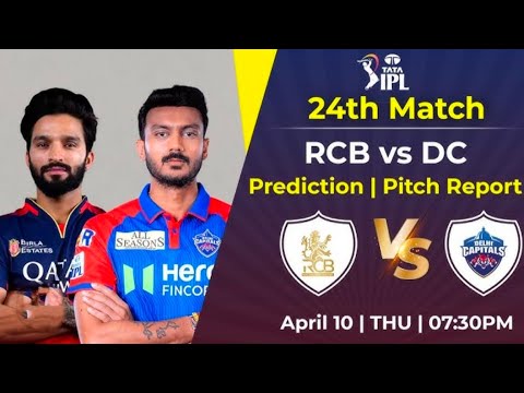 DC Vs RCB IPL MATCH NO.24 | DELHI CAPITALS Vs ROYALS CHALLENGER BANGALORE #livematch #highlight #ipl