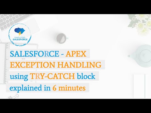 Salesforce - Apex - Exception Handling using TRY CATCH FINALLY explained in 6 minutes