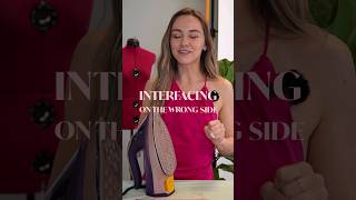 Easy way to remove fusible interfacing from fabric | Sewing Tips and Tricks