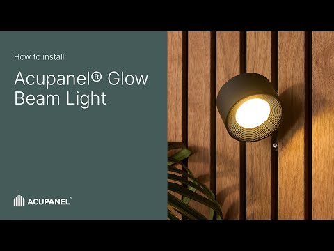 Acupanel® Glow Beam Light Installation video