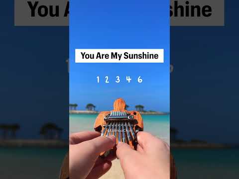 You Are My Sunshine on a Mini Kalimba