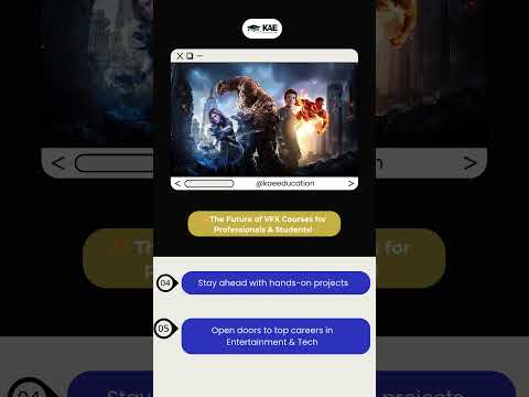 Best VFX online course by KAE Education