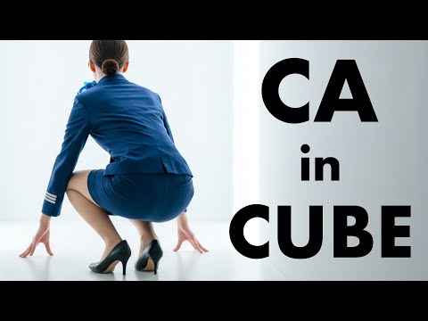 後ろ姿美人 | CAが映画『CUBE』の世界へ…【뒷모습 미인】【Back shilouette】【AI Look book】