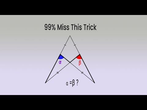 Can You Prove α=β？| It's hard than it looks.