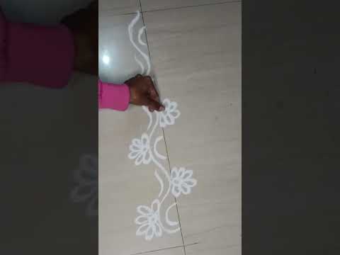 #simple rangoli #daily rangoli designs ❣️