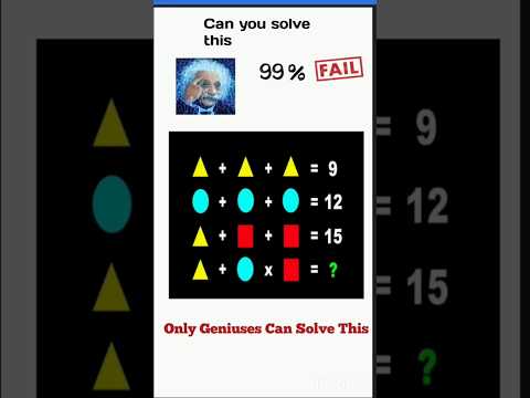 Only 1% can solve this math ! 🤯"#education #mindgames #braintest