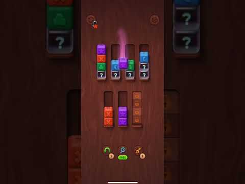 How to Solve Colorwood Sort Puzzle Level 5   Easy Tricks Game strategy #challenge #games #gaming