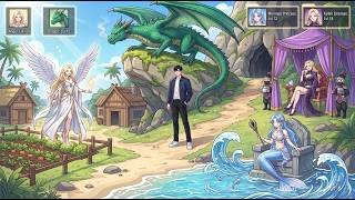 "I Started with One Angel—Now My Island Has a Dragon, Mermaid Princess & Fallen Empress"