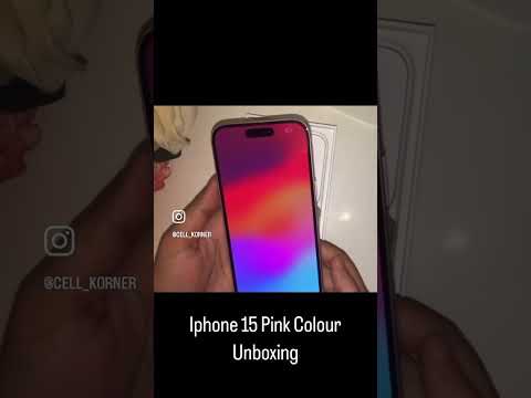 Iphone 15 Pink Unboxing #iphone #iphone15 #pink #trending #tiktok #instagram #cellkorner #smartphone