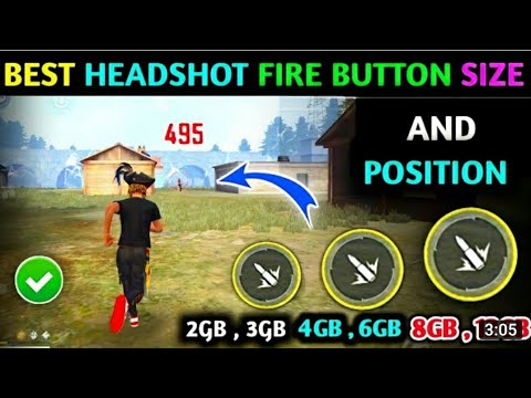 Best Fire Button Size and Position After Update🔥| Best Fire Button Size in Free Fire | New Update ff