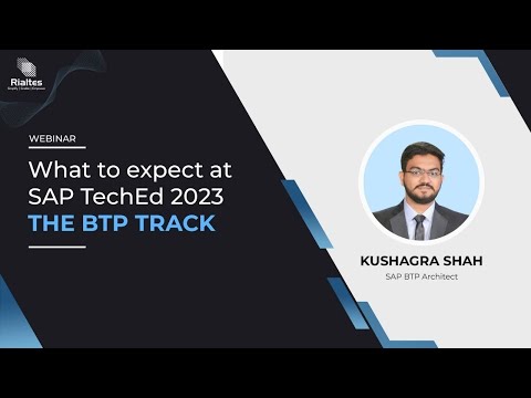 What to expect at SAP TechEd 2023   The BTP Track