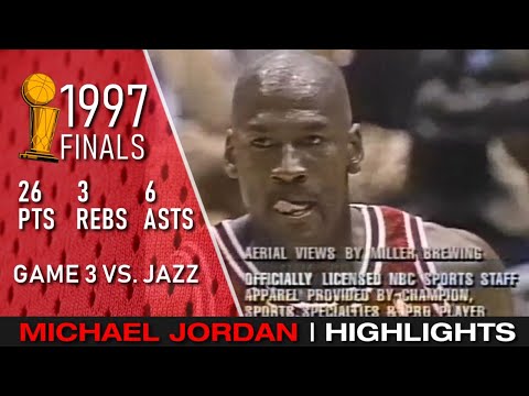 Michael Jordan Game 3 1997 Finals - Full Highlights