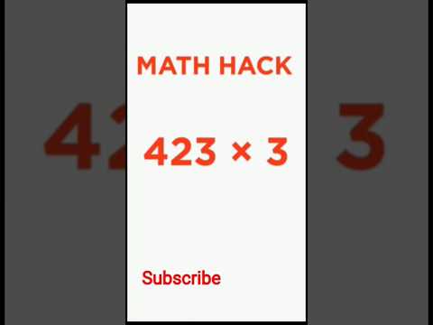 A Nice Math Hack | Math with Bipro | #mathstricks #maths #math #shorts #shortvideo #youtubeshorts