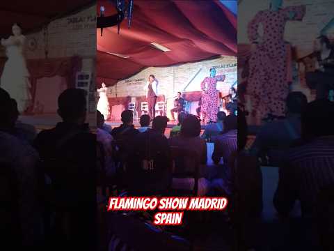 FLAMINCO SHOW MADRID SPAIN #ytshorts #flamincoshow #spain #madrid #dance #entertainment #europe