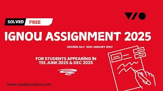 BEGG-174 IGNOU SOLVED ASSIGNMENT 2025