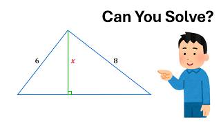 Only 10% Can Solve This Right Triangle Geometry Problem
