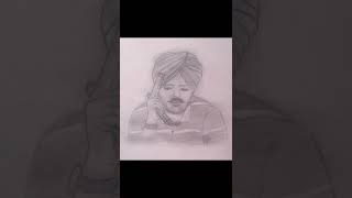 sidhumoose wala sketch #shorts#sidhumoosewalarip  #sidhumoosewala #5911records