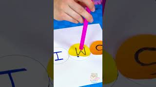 😄 Let’s Spell SMILE with a Fun Straw Game! 🥤 #Learning #Kids #Lesson