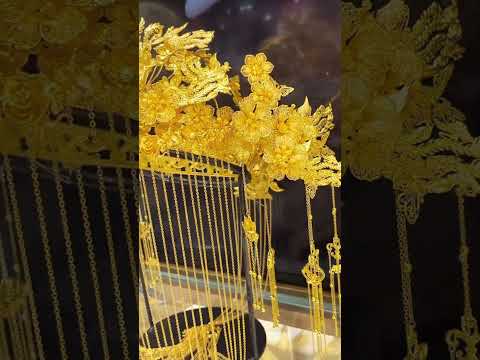 “Golden Crown Reveal | Luxury & Majesty”🎉🎉#Majestic design #Gold art #Jewelry lovers #shorts #art