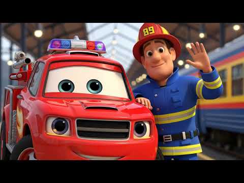 Blaze & Adam’s Action Verb Train Ride!