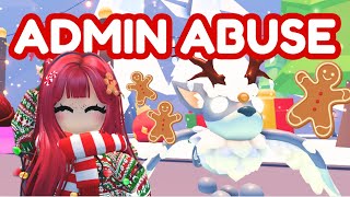 🔴 🎄XMAS ADMIN ABUSE!!!! Adopt Me #roblox  #adoptme