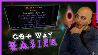 Making GODLY Caster Amulets Earlier with TZ's - Diablo 2 Resurrected