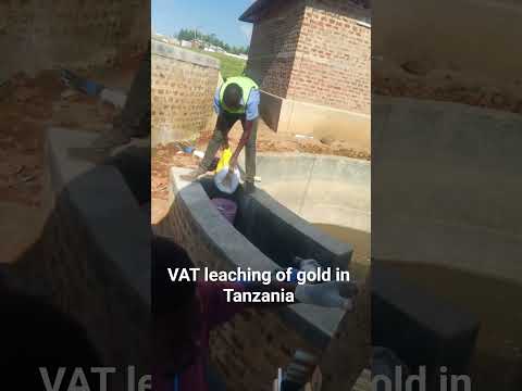 vat gold leaching process in Africa