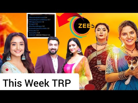 Zee 5 TV Shows TRP update. Kumkum Bhagya, Bhagya Laxmi, Bhagirathi