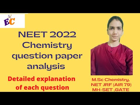 NEET 2022 chemistry question paper discussion