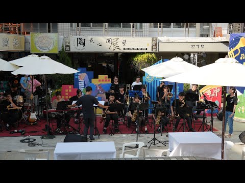 台中市東海藝術商圈,爵士音樂節暖場秀,北中爵士大樂團Dong Hai Art Street,Jazz show,Beishi Junior High School Jazz Band_20240831