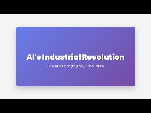 1.13: AI's Impact on Industries