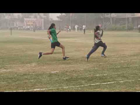 Girls 4x100 Meters Relay Race in Second Inter school Sports Competition #sonepat #atheletes #school