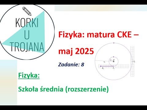 Fizyka - Matura (CKE maj2025): zadanie 8