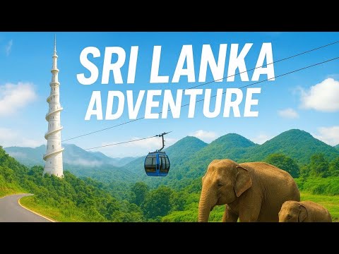 Adventure to Ambuluwawa Tower + Sri Lanka’s First Cable Car | Pinnawala Stop🐘| දකුණු ආසියාවේ විශාලතම