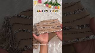 Flipkart tops haul | party wear Sequin Tops #youtubeshorts #flipkarthaul #partyweartops