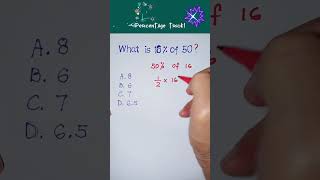 percentage trick#mathriddle #mathtips #percentagetrick