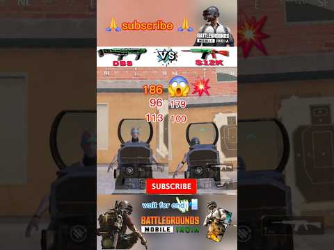 DBS V/S S12K DAMAGE TEST 😱💥ll bgmi tips and tricks ll #bgmi #pubg ll i13pro ll S23ultra