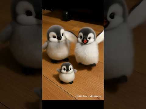 The mother penguin also wants to be petted#pet #penguin #babyanimals #fluffy #cuteanimal#pet