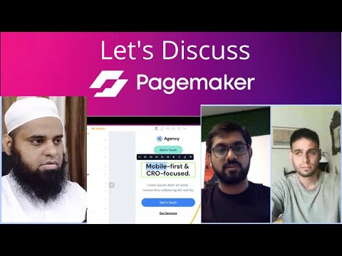 Pagemaker Lifetime deal — Discussion with co-founders of maker about Pagemaker Landing Page Builder