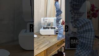 How to sew a ruffle #shorts #sewing #sewingtutorial #sewingtips #sewingforbeginners #sew #sewinglove