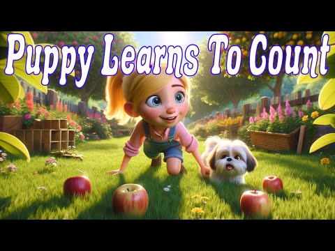 Pip the Puppy Learns to Count | Fun Bedtime Fairytale Stories for Children, Toddlers and Babies