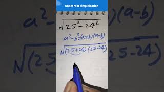 under root simplification #trending #maths