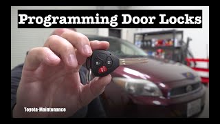 How to program Toyota Scion Remote for door locks