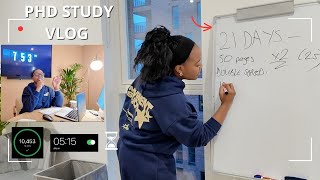 I have 21 days to write 15,000 words 😭 | PhD Dissertation Diaries (ep 1)