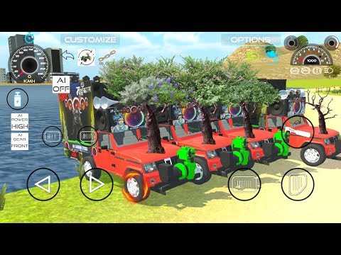 Dj Truck Modified Mahindra Delivery To Farmer 💥 - Indian Vehicles Simulator - Android #gameplay