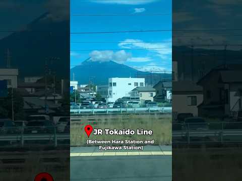 Mount Fuji Views from train #japan #mtfuji #traveljapan